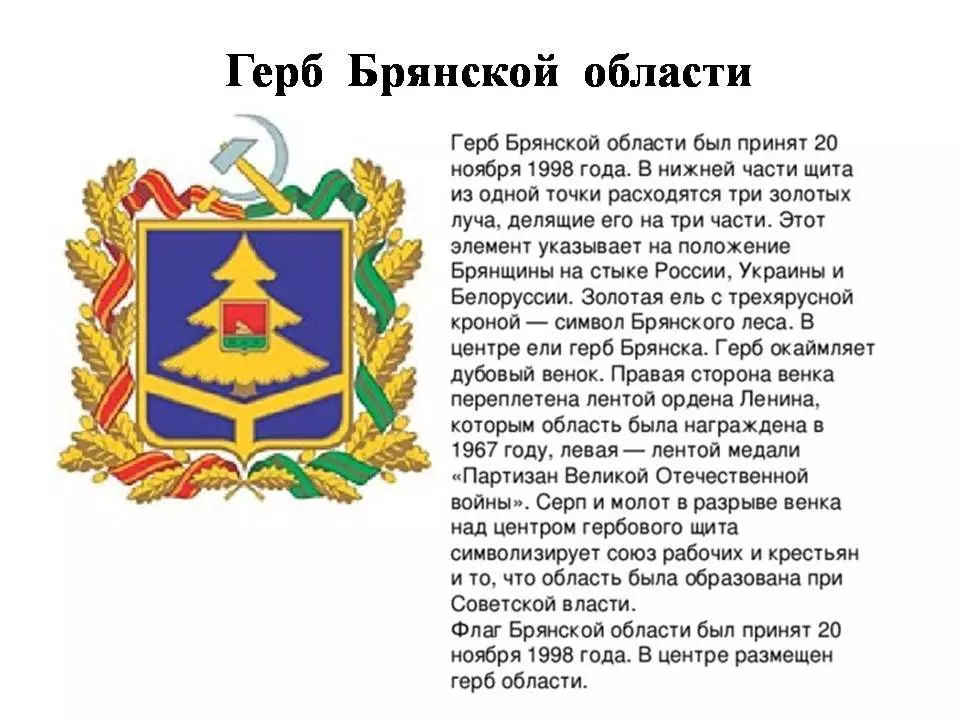 Символы и достопримечательности брянской области — русский эксперт