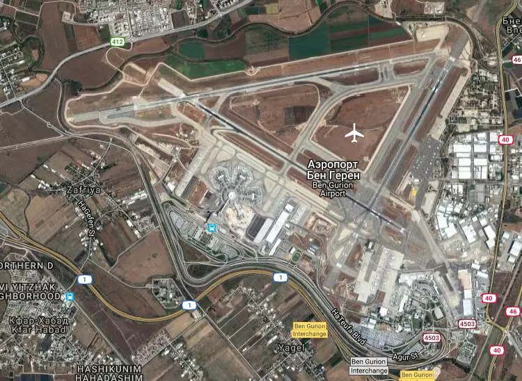 Аэропорт Бен-Гурион: официальный сайт, фото, схема