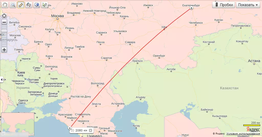 Расстояние от санкт-петербурга до сочи