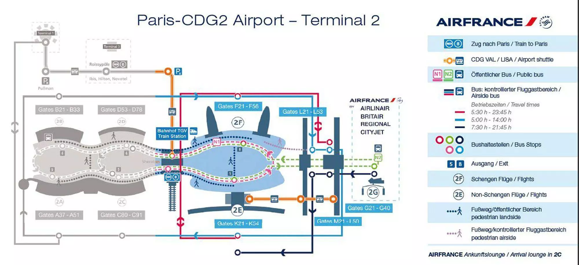 Список аэропортов парижа