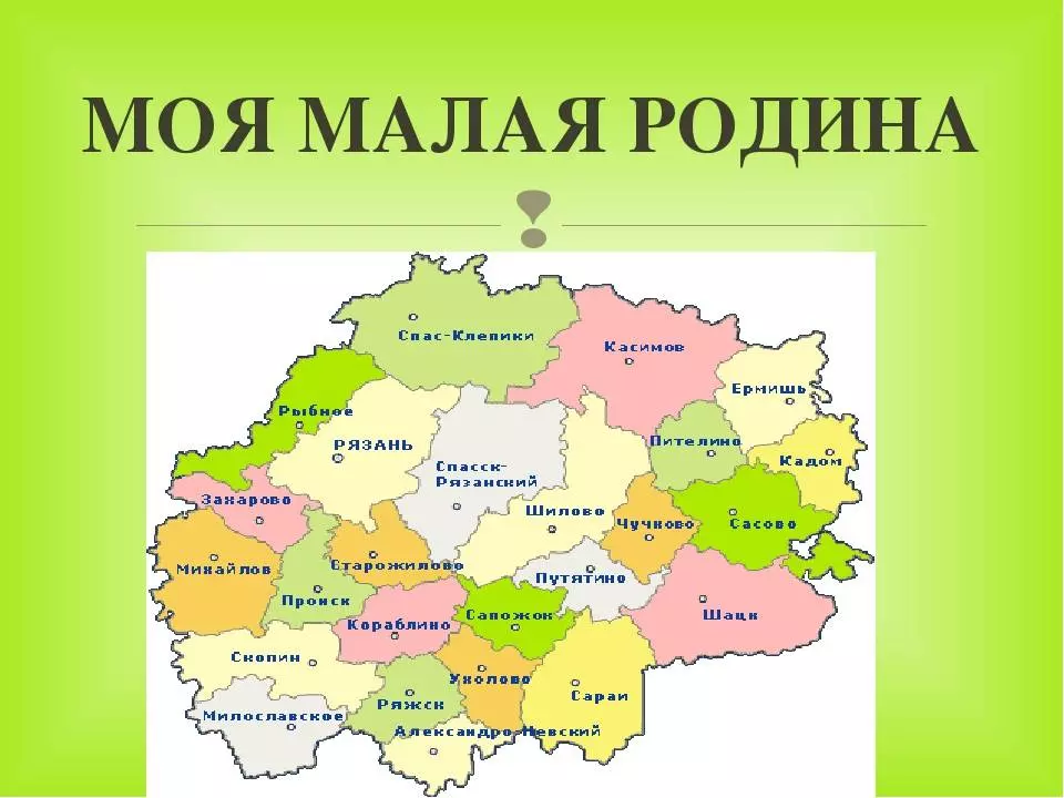 Рязанская область.справочная информация о рязанской области