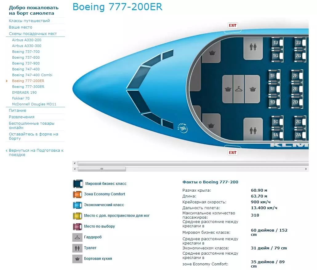 Обзор boeing 777-200 — выбираем лучшие места