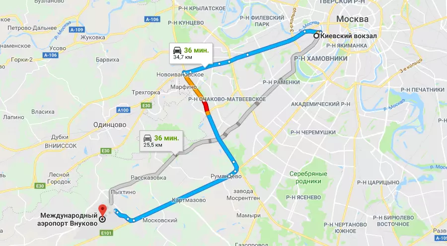 Как добраться до аэропорта внуково на метро: ближайшие станции