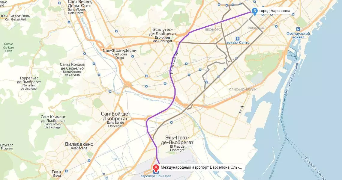 Как добраться до аэропорта барселоны эль прат: на метро, поезде, автобусе и такси