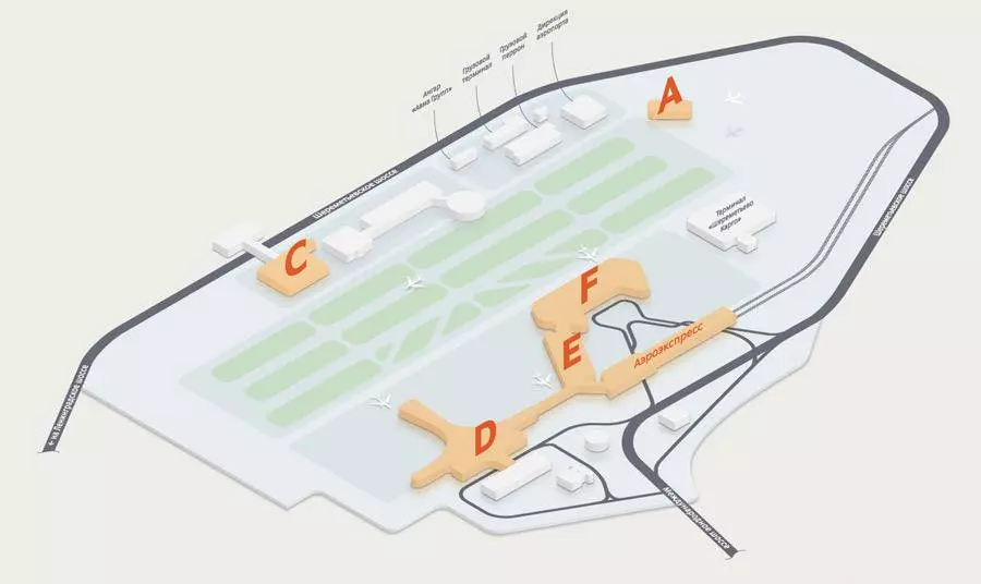 Аэропорт в туле: описание, расположение, маршруты на карте