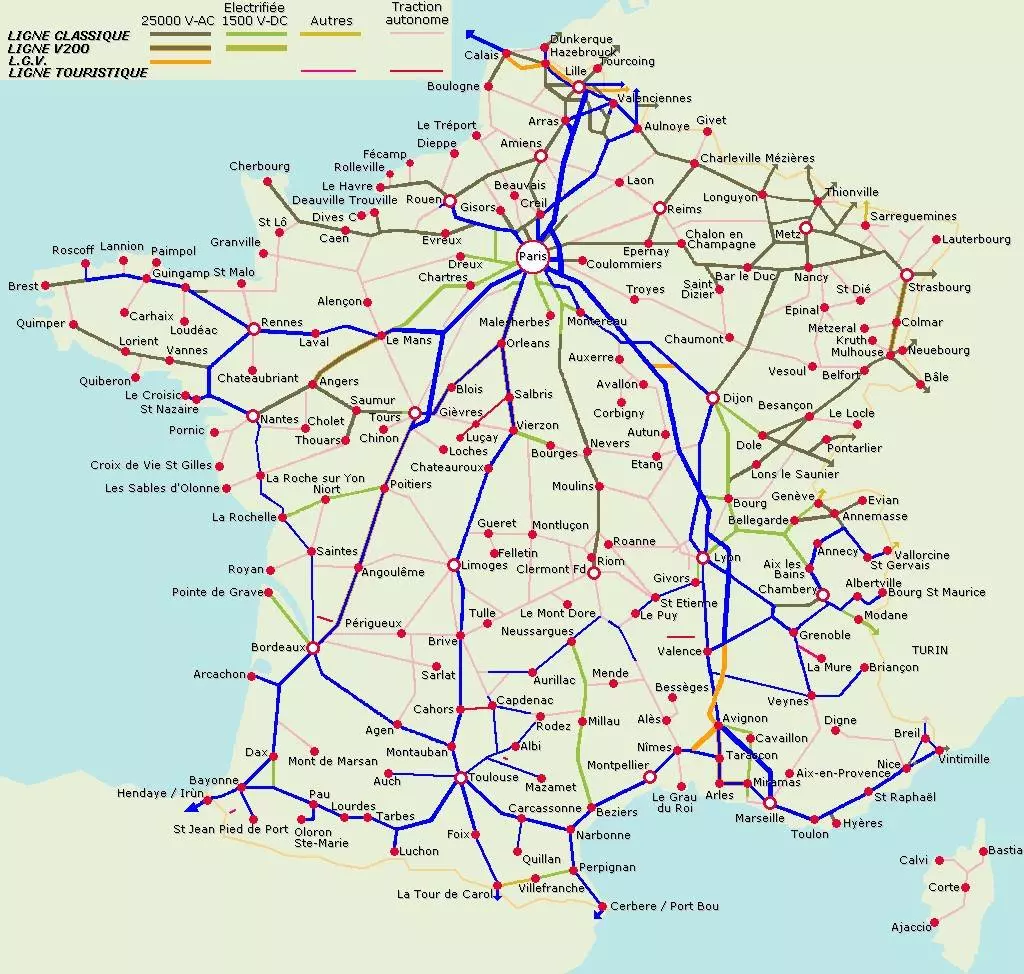 Аэропорты франции на карте