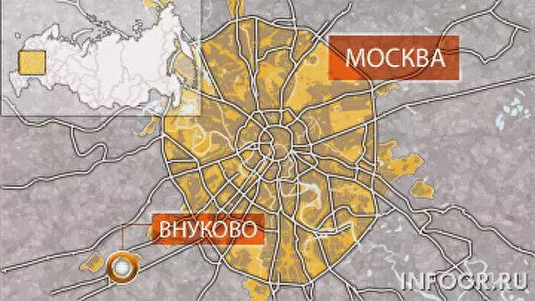 Аэропорт внуково на карте москвы и ближайшее метро