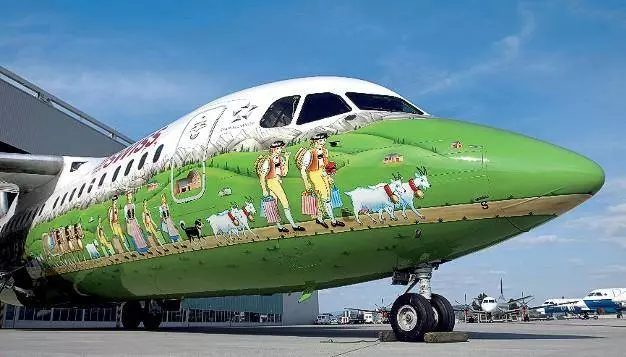 Раскраска самолетов авиакомпаний России и мира