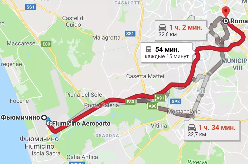 Римский аэропорт фьюмичино - как добраться до рима - путевые истории