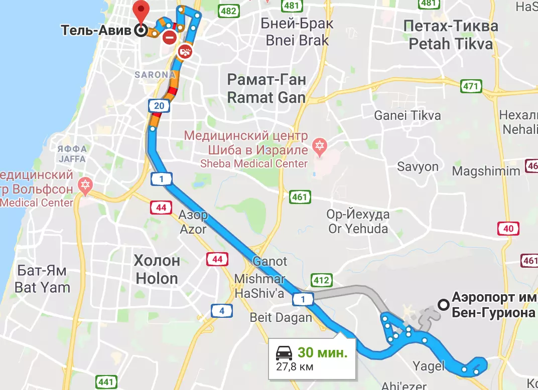 Аэропорт тель-авива: как самостоятельно доехать в центр города