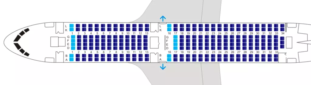 Лучшие места в салоне самолета боинг 737 500 авиакомпания ютэйр