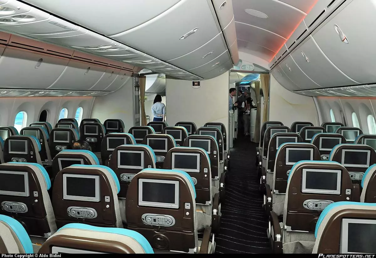 Боинг 787-800: схема салона, фото
