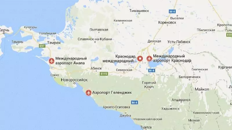 Список аэропортов Краснодарского края