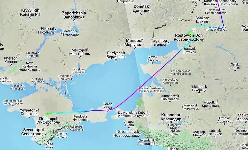 Сколько лететь до симферополя из санкт-петербурга