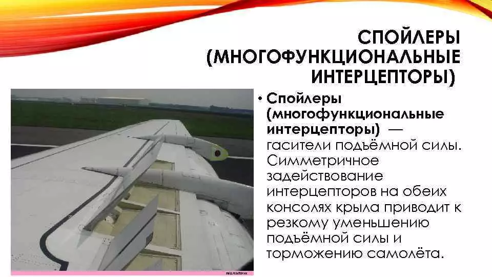 Механизация крыла самолета. описание. фото. видео.