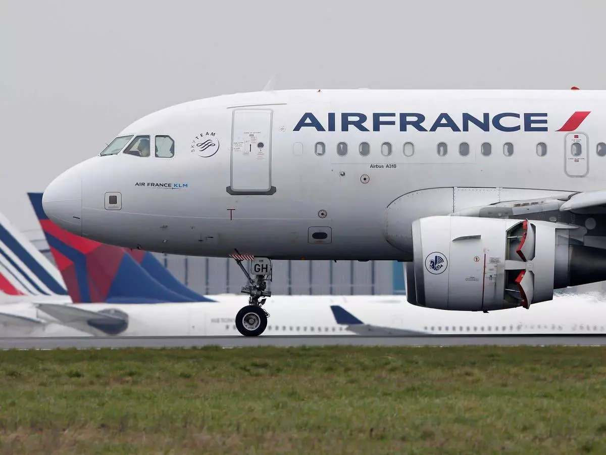 Continue to the air france website