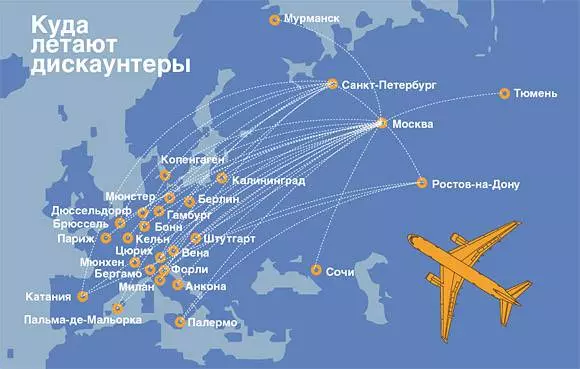 Aeroflot route map and destinations - flightconnections