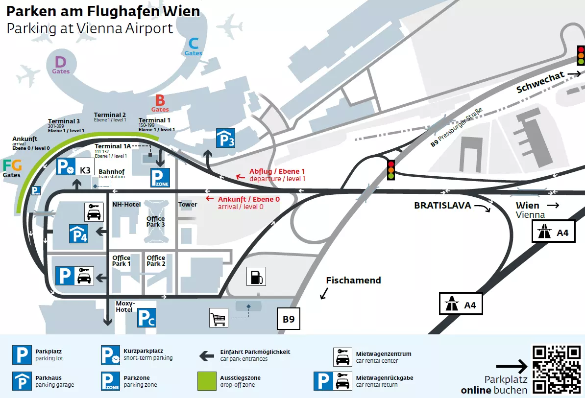 Как быстро доехать из аэропорта вены в центр города: описание маршрута