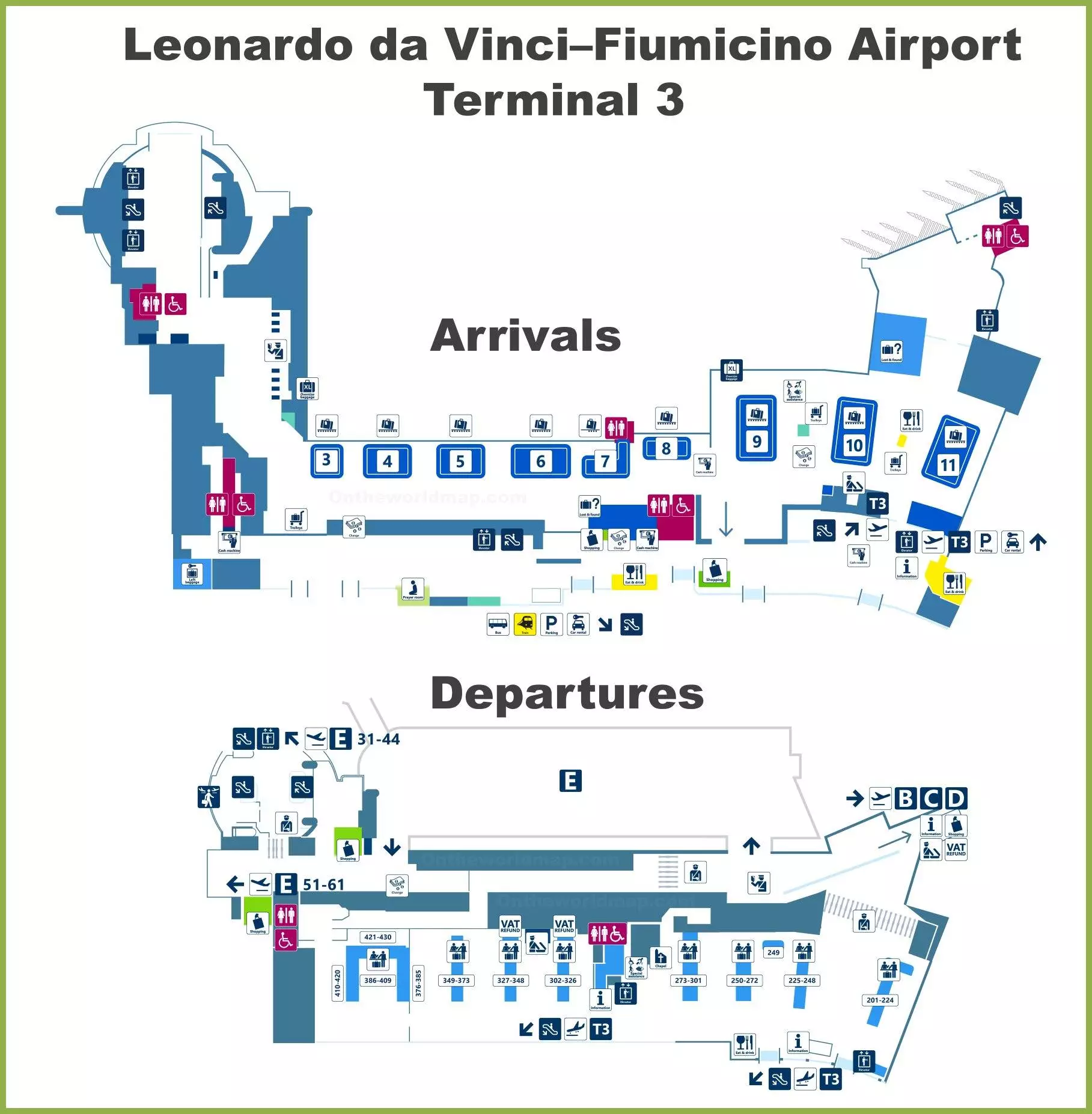 Как добраться из аэропорта фьюмичино до центра рима | поездка в рим - все о риме и еще больше об италии
