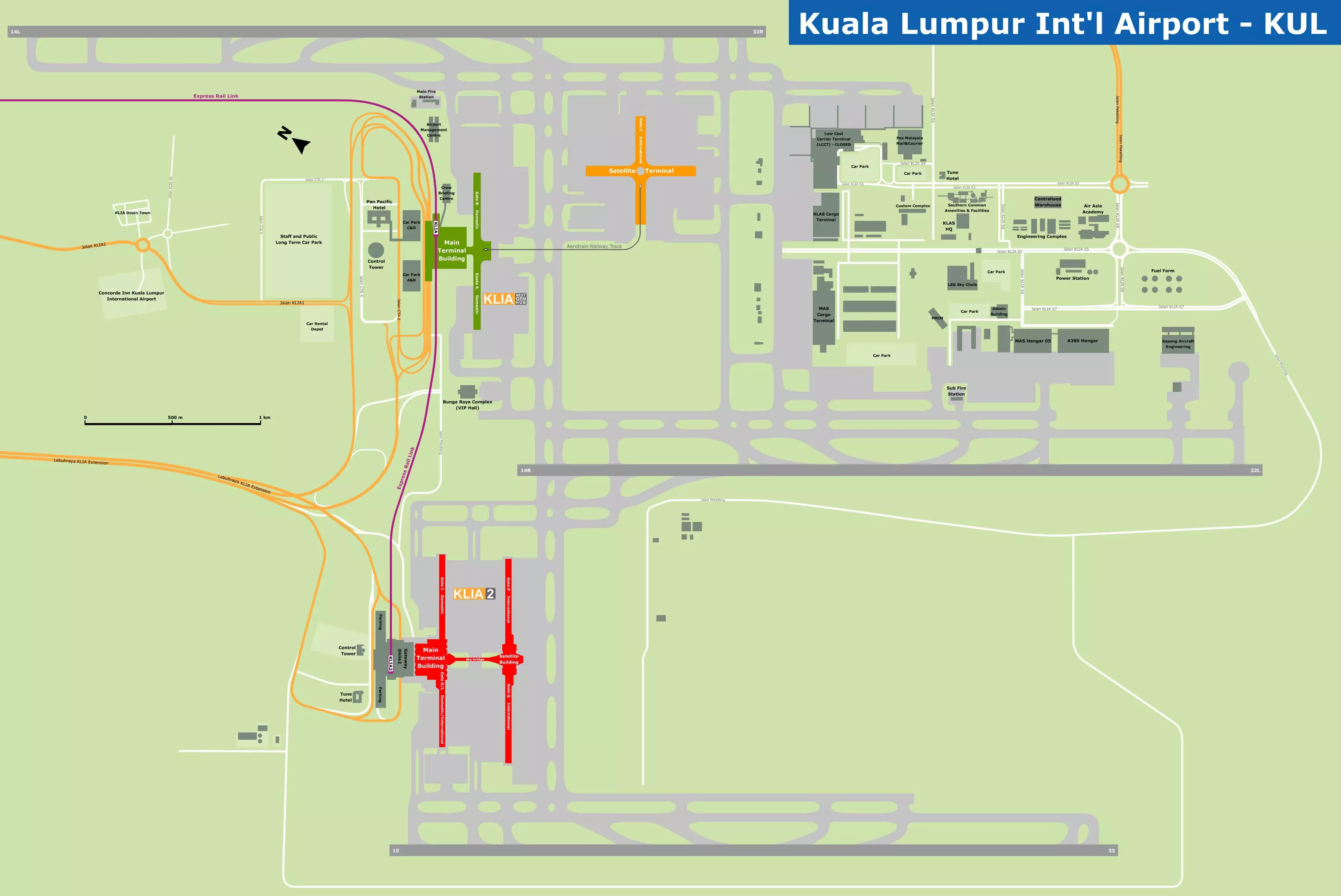 Как добраться до аэропорта куала-лумпур?