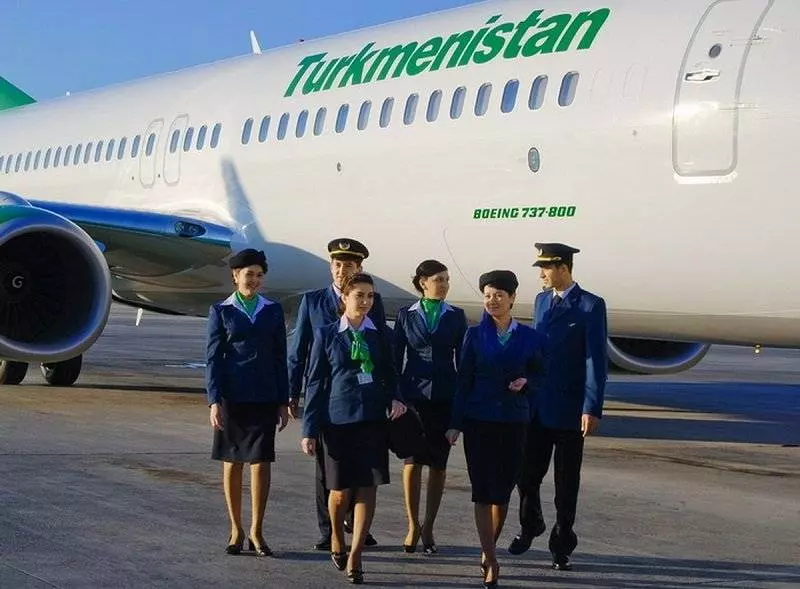 Туркменские авиалиниисодержание а также история [ править ]
