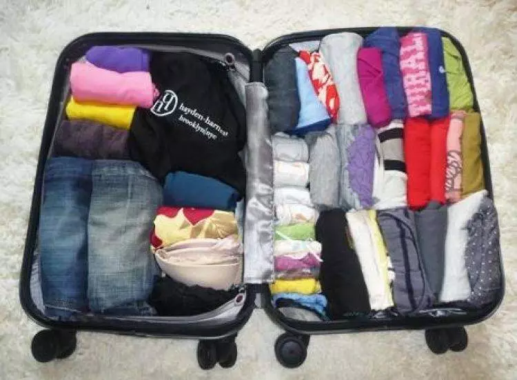 Как компактно сложить вещи в чемодан чтобы все поместилось