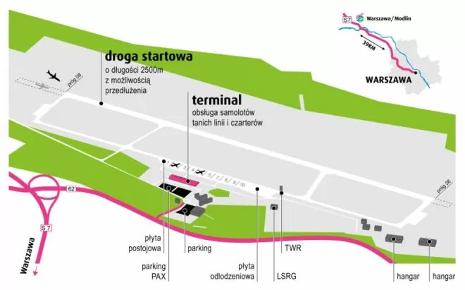 Аэропорт Модлин Варшава: онлайн-табло вылета и прилета