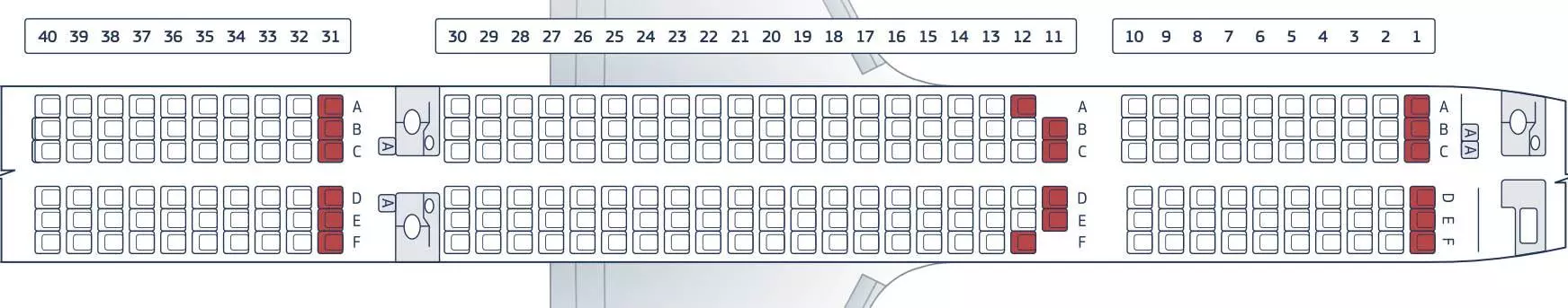Боинг 757 200: схема салона и лучшие места