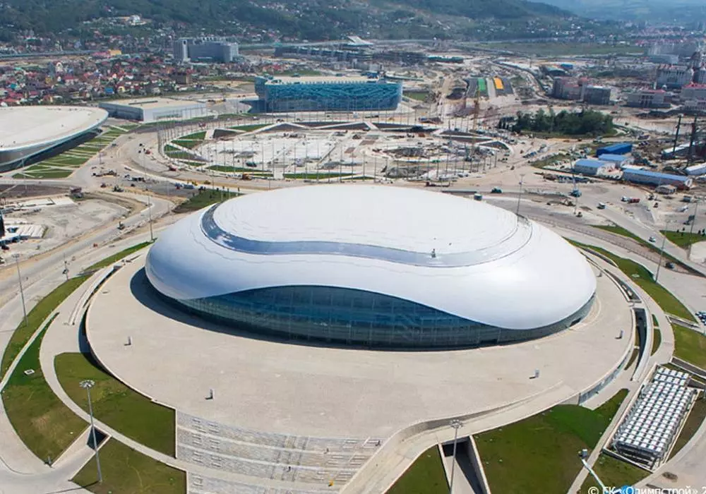 Арена ледяной куб в сочи в олимпийском парке - ок сочи
