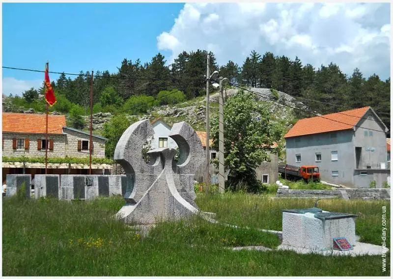 Деревня Негуши в Черногории