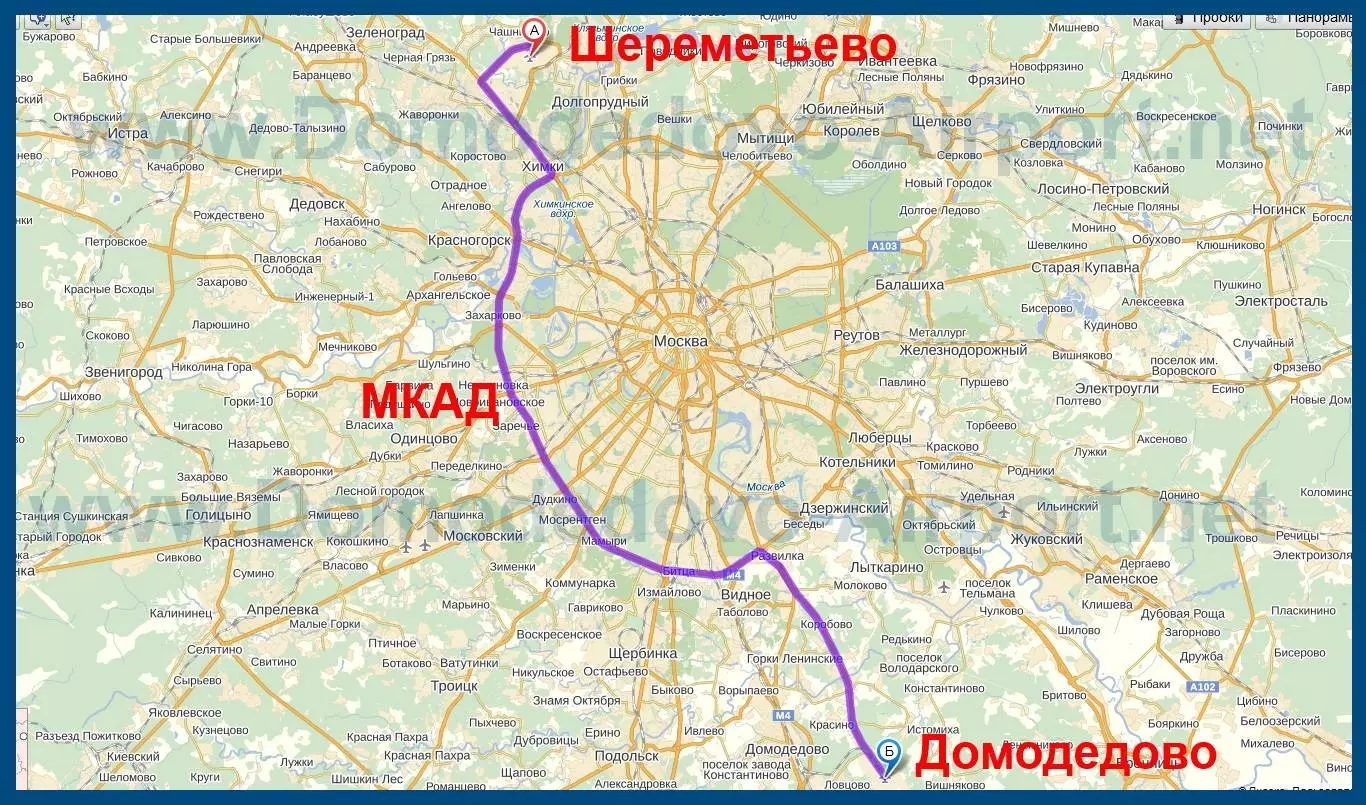 Карта аэропорта шереметьево